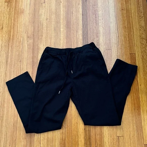 Wildfang Essential Drawstring Pants in Black size Small - Picture 4 of 7
